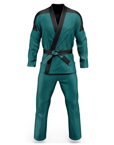 เครื่องแบบศิลปะการต่อสู้ BJJ GI เครื่องแบบ100% ผ้า Jiu-Jitsu สั่งทำสีได้ - Product Image 1