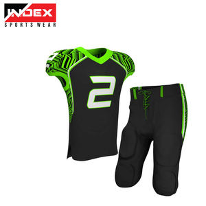 INDEX SPORTS WEAR Camiseta de Fútbol Americano para Hombre, Modelo Braves 17 Verde, Sublimada, Cuello en V, Manga Corta, Uniforme Transpirable de Malla para Adulto - Product Image 3