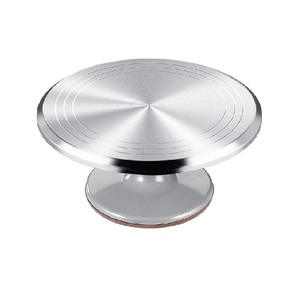 Kit de décoration de gâteaux en aluminium en gros, fournitures, plateau tournant, douilles à pâtisserie, outils avec support rotatif, spinner tournant - Product Image 4