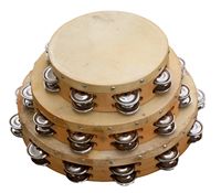 Professional Handmade Adjustable 8-Pad Tambourine Drum Set Sheepskin Heads 4-12 Inch Sizes Handheld Percussion Instrument for