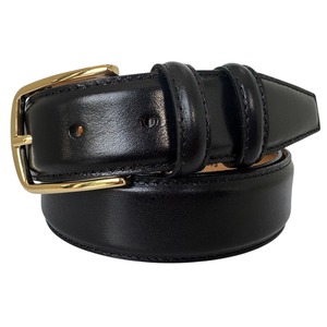 Personnalisé 100% ceinture en cuir véritable boucle en or noir bleu marron Tan mollet point tonal 35mm saint valentin pour mari LMB-0009E - Product Image 1