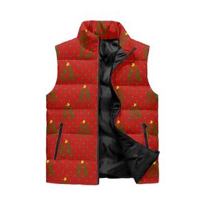 Gilet matelassé sans manches unisexe en nylon, veste chauffante personnalisée en polyester, vêtement d'extérieur formel d'hiver, fermeture éclair, logo - Product Image 1