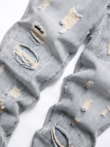 Pantalones lavados ligeros de hombre con color oscuro - Product Image 5