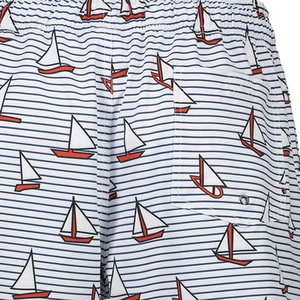 Shorts de Playa para Hombre, Nuevo Modelo, Ecológicos, 100% Algodón, Tela Estampada Colorida, Cintura Ajustable para Piscina y Eventos - Product Image 6