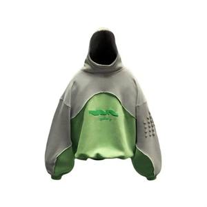 Sweat à capuche unisexe pour homme, coupe ample, 100% coton épais, streetwear surdimensionné, sweat à capuche court pour homme - Product Image 1