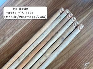 Outils de nettoyage écologique Vietnam-balai-bâton Eucalyptus Manche de balai en bois Bâton de vadrouille avec fil italien + 84-819753326 - Product Image 5
