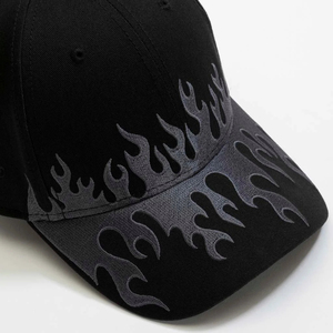 2026 Low MOQ Trending <b>Distressed</b> Washed Design Fully Customization Flat <b>Top</b> Baseball Caps Metal Dot Brands 100% Polyester Common - Product Image 6