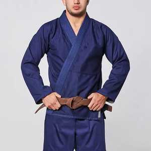 Kimono de Jiu-Jitsu Brésilien (BJJ) personnalisé avec logo, tissu en coton perlé 450 GSM, uniforme de Jiu-Jitsu avec cordon de serrage et broderie personnalisés - Product Image 1