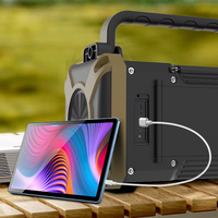 Jam ponsel nirkabel profesional, 2*20W IPX5 BT pengisian daya ponsel kuat Jobite DAB FM Radio situs konstruksi luar ruangan Speaker Radio