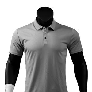 Meilleur prix Polyester couleur pure unie vierge vêtements de sport de fitness logo personnalisé imprimé polo pour hommes polos pour hommes t-shirt pour hommes - Product Image 1
