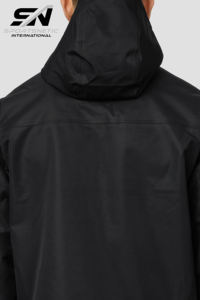 Custom Logo HIgh Quality Best Design <b>Black</b> <b>Windbreaker</b> Running Tracksuit Outerwear Sets For Men - Product Image 5