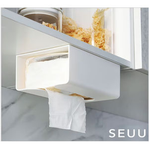 Premium Set of 5 Multi Color Wooden <b>Napkin</b> Holders Tissue <b>Paper</b> Stand Perfect for Hotel Ware and Tableware Accessory - Product Image 3