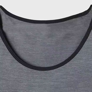 Débardeur d'entraînement décontracté léger pour hommes-100% coton séchage rapide écologique respirant confortable de haute qualité - Product Image 4