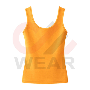 เสื้อกล้ามทรงสลิมฟิตสำหรับผู้หญิงเสื้อพิมพ์โลโก้ตามสั่งและบริการ OEM ผ้าถักดีไซน์ล่าสุด - Product Image 5