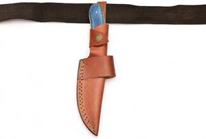 Gaine de couteau en cuir de qualité supérieure avec poignée supérieure étanche et légère pour lame de 14 cm OEM personnalisable pour la chasse et le camping - Product Image 4