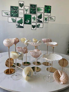 Verre de coquillage fait à la main à partir de coquillages naturels pour boire du vin et la décoration Verre de coquillage unique Verre à vin rouge du Vietnam - Product Image 2