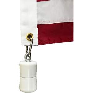 Contrepoids simple de 1,5 lb avec boulon à œillet, résistant au vent, pour drapeaux extérieurs, accessoires de protection pour la positionnement inférieur du drapeau - Product Image 2