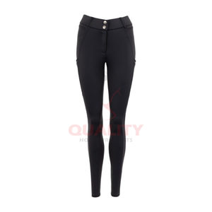กางเกงขี่ม้าทรงสลิมฟิต ระบายอากาศได้ดี สวมใส่สบาย น้ำหนักเบา ทนทาน พร้อมแผ่นรองเต็มตัว สำหรับผู้หญิง - Product Image 1