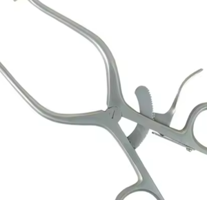 Retractor mastoideo 6 \ "Maquinaria de fuente de alimentación de instrumento de acero inoxidable con retención automática - Product Image 4