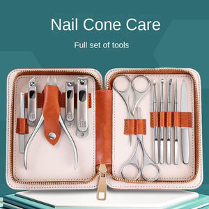 Ensemble de 12 coupe-ongles en acier inoxydable de haute qualité, outils de beauté pour la pédicure et la manucure à domicile, pour le soin des ongles 2026 - Product Image 2