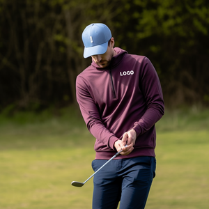 <b>Lightweight</b> Long Sleeve Golo Golf <b>Hoodie</b> for <b>Men</b> with Hood Comfortable Fit Ideal for Training Travel and Outdoor Use - Product Image 2