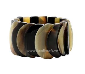 Pulsera de cuerno natural, joyería para mujer, moda para mujer, nueva gran oferta, brazalete de cuerno, brazalete de la mejor calidad y cuerno de búfalo Browne - Product Image 1