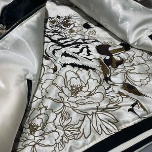 Ropa de diseño de marca, chaquetas Unisex, Primavera, bordado multicolor, Sukajan Varsity bombardero, chaquetas de recuerdo, ropa de calle para hombres - Product Image 5