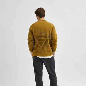 Sweat-shirts unisexes en tissu éponge, doublure polyester/coton, respirants, style hip-hop, coupe classique, couleur unie, style court - Product Image 4