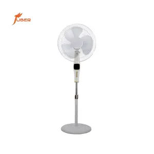 Qualité 5 Lames Télécommande Numérique Électrique 16 Pouces Stand Ventilateur grand vent ventilateur de sol Usine Grossiste