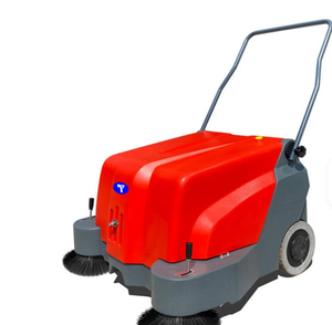 GREAT QUALITY Tools 39.4 Cleaning Path Hand-Push Floor <b>Sweeper</b> 11.9GAL Dustbin Come With Full Accessories - Product Image 1