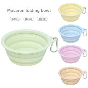 Tazones Plegables para Perros y Gatos, Tazón Portátil de Termoplástico Elástico para Comida y Agua al Aire Libre - Product Image 1