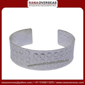 Hot Selling Engraved Pattern Hammered Texture Brass Cuff Bangle Open <b>Adjustable</b> Handmade Metal <b>Bracelet</b> - Product Image 3