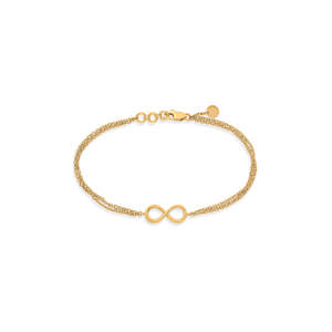 กำไลข้อมือทองคำ 14k ชุบโรเดียม ประดับด้วยแซฟไฟร์ เพชร มุก และทับทิม - Product Image 3