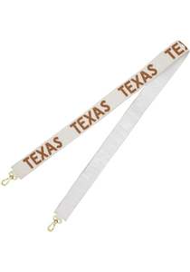 Magnifique sangle de sac brodée à la main avec des perles Red Raiders, rouge et blanc, sac à main pour le jour du match, ceinture, perles de graines faites à la main, bandoulière - Product Image 3