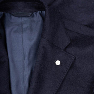 Manteau long en laine mélangée pour homme 2025, double boutonnage, décontracté, affaires et loisirs, grande taille, fourrure de mouton, hiver - Product Image 2