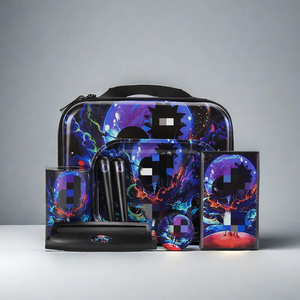 Kit compact tout-en-un en métal pour rouler les feuilles, portable avec logo personnalisé et broyeur à herbes - Product Image 1