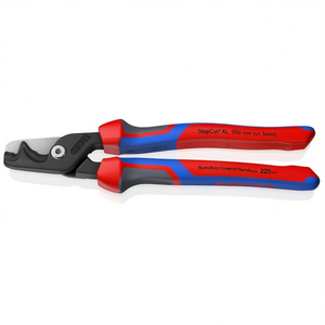 Cisaille à câbles Knipex StepCut XL 225 mm avec poignées confort brossées et fonction de coupe progressionnelle pratique - Product Image 2