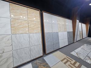 Azulejo de porcelana terrazo gris oscuro ORA DARK de 600x600 mm de Erica Ceramic para hogares modernos y espacios comerciales. - Product Image 6