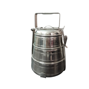 Cao cấp 3 Tier thép không gỉ bán buôn số lượng tốt nhất kim tự tháp Lunchbox đa lớp tiffin <span class=keywords><strong>container</strong></span> cho bán - Product Image 3