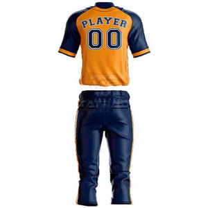 Uniforme de Béisbol Profesional para Hombre, Jersey y Pantalones con Logotipo Personalizado, Transpirable, Impresión por Sublimación, Secado Rápido, Colores Personalizados, 100% Poliéster - Product Image 3