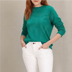 Sudaderas de invierno de estilo informal de talla grande para mujer, jersey con contraste de Color, ropa - Product Image 6