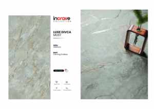 Dalles en porcelaine satinées mates 600x1200 aspect pierre naturelle surface antidérapante pour sols intérieurs - Product Image 3