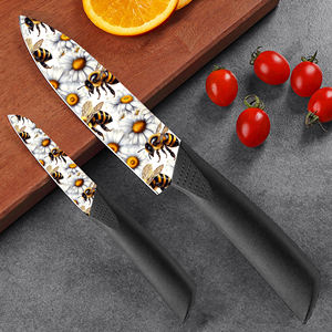 Juego de Cuchillos de Chef de Cerámica 2026 Más Vendido, 9 Piezas con Mango de Plástico para Uso Comercial, en Existencia, Envío Gratis - Product Image 3