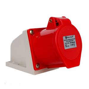 Gran oferta, enchufe Industrial estacionario, 4 pines, 32A, IP44, 3P + PE, enchufe eléctrico de plástico ABS, enchufe Industrial de conmutación de 380-415V - Product Image 6