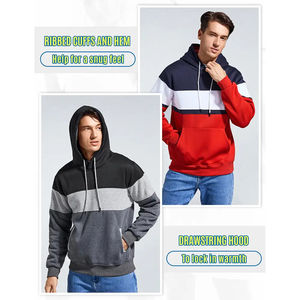 Vêtements décontractés pour hommes Sweats à capuche à fermeture éclair à manches longues pour adultes Sweats à capuche à fermeture éclair fabriqués au Pakistan - Product Image 5