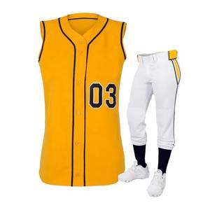 Uniforme de baseball léger de haute qualité, vêtements de sport unisexes respirants avec couleur personnalisée, uniformes de baseball Offre Spéciale à bas prix - Product Image 1