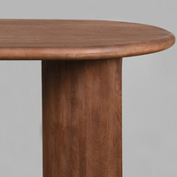 Meilleur ensemble de table à manger pliante en bois de manguier massif avec hauteur réglable, design moderne pour centre commercial, salle de sport, maison et usage commercial