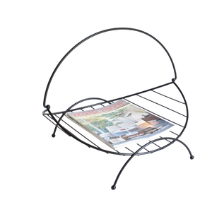 ชั้นวางนิตยสารแบบแขวนทำจากเหล็ก สำหรับสำนักงาน โรงเรียน วางบนโต๊ะทำงาน สำหรับเก็บหนังสือและหนังสือพิมพ์  สีดำ/ขาว - Product Image 5