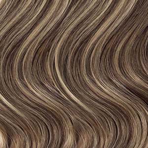 Extensions de cheveux Remy pré-collées à la micro-keratine, 28 pouces, mélange brun cannelle et blond sable - Product Image 2