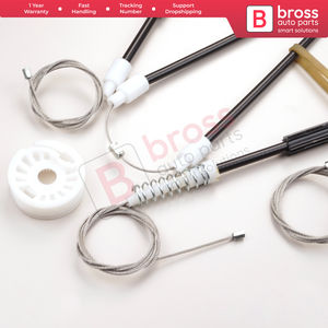 Kit de réparation de lève-vitre avant gauche BWR1205 pour 206 CC 2000-2008 Coupé Cabriolet 2 portes 9221Y3 Pièces automobiles Bross - Product Image 6